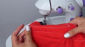 Мини швейная машинка с Алиэкспресс! Как вставить нить, намотать нить на катушку, регулировка шва.