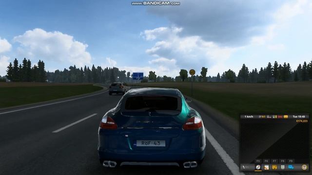 Porsche Panamra Turbo 970 Euro Truck Simulator 2 mod смотреть онлайн
