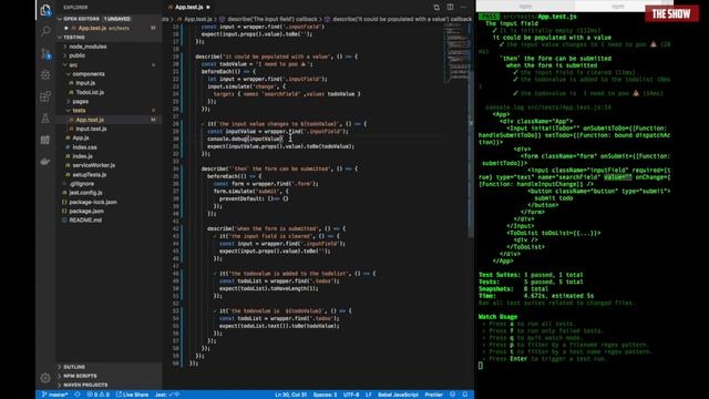 How To Test React Hook Components With Jest and Enzyme In 2020 | Part 2 TDD React Components | HD смотреть онлайн