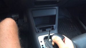 Как вернуть запавшую кнопку селектора акпп Volkswagen