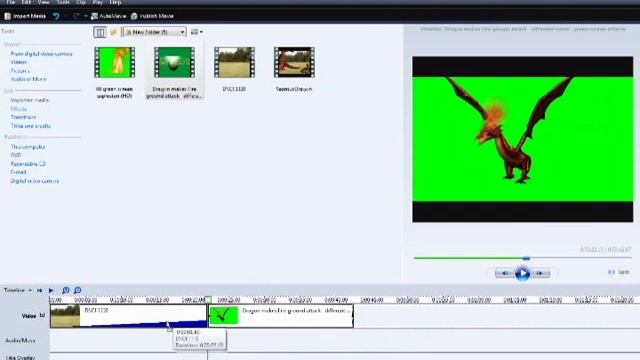 Green Screen Effect in Windows Movie Maker 6.0 смотреть онлайн