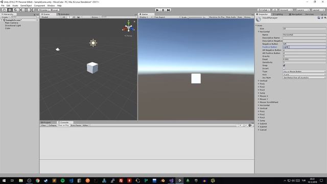 How to Move a Cube in Unity - A Beginners Guide To Control an Object - Unity3D Fundamentals смотреть онлайн