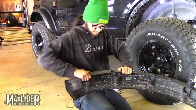 Part 2 - How To Install Fender Flares For 2021 And Newer Ford Broncos - Maxlider Brothers Customs