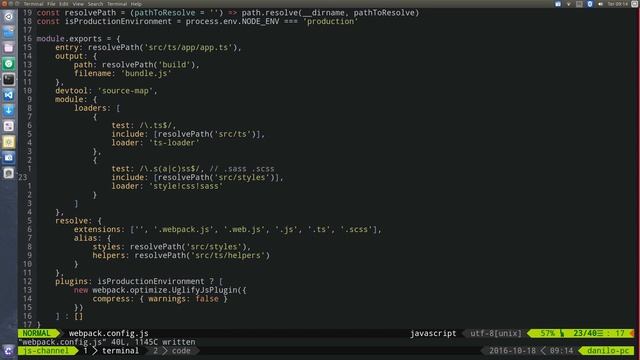 Webpack Tutorial - #20 - Ambiente de Producao смотреть онлайн
