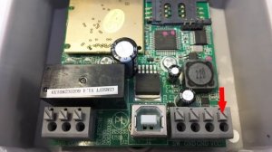 Схема подключения GSM блока к воротам или шлагбауму