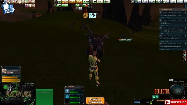 Entropia Universe Hunting 3000 Kerberos points Run 3 смотреть онлайн