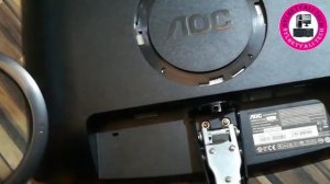 How to remove AOC monitor stand for Vesa mount.#aoc #monitor #remove #931Swl