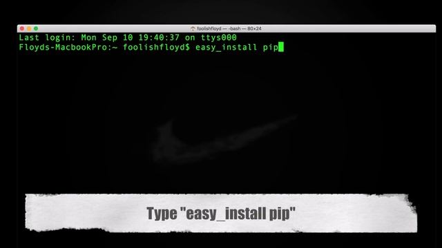HOW TO INSTALL PYTHON / PIP on MAC смотреть онлайн