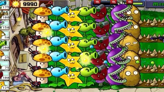 Plant vs. Zombie Adventures - Day level 7 Gameplay in (HD) смотреть онлайн