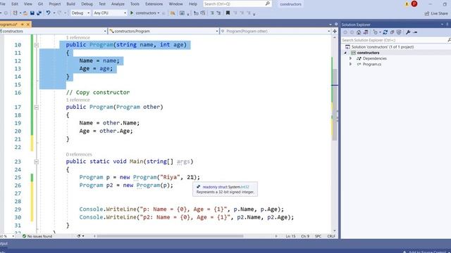 (Part-3)Copy Constructor in c# || Constructor in C# смотреть онлайн
