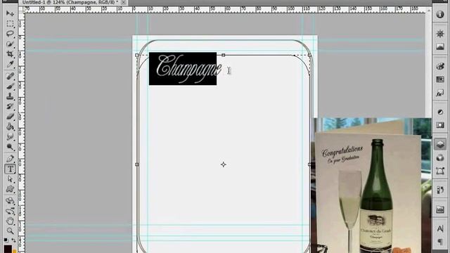 002 Создание этикетки в Photoshop смотреть онлайн