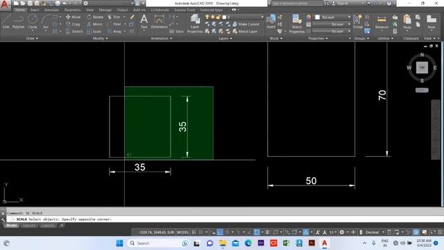 AutoCAD 2d CLASS -No. 10 #autocad 2d scale #autocad 2d stretch commands #autocad 2d class tutorial смотреть онлайн