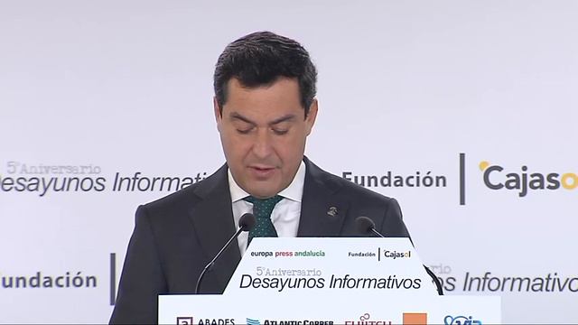 Desayuno Informativo Andalucía con el presidente de la Junta, Juan Manuel Moreno смотреть онлайн
