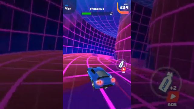 Финиш кубки и машины в игре Race Master смотреть онлайн