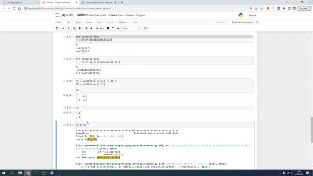 Python Sympy Kursu смотреть онлайн
