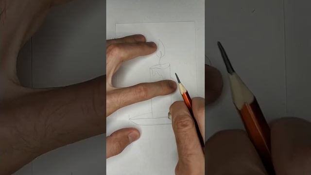 Как нарисовать свечу смотреть онлайн
