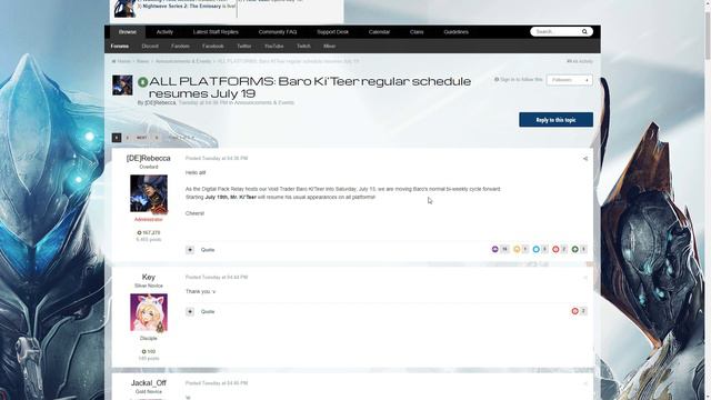 Warframe - Void Traders Has Not Returned? смотреть онлайн