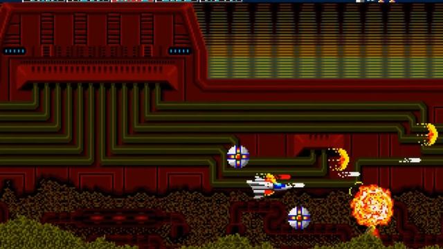 Thunder Force II (サンダーフォースII). [Mega Drive]. 1CC. Playthrough. 60Fps. смотреть онлайн