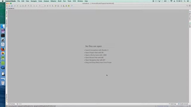 First Application in Android Hello World using Android Studio смотреть онлайн