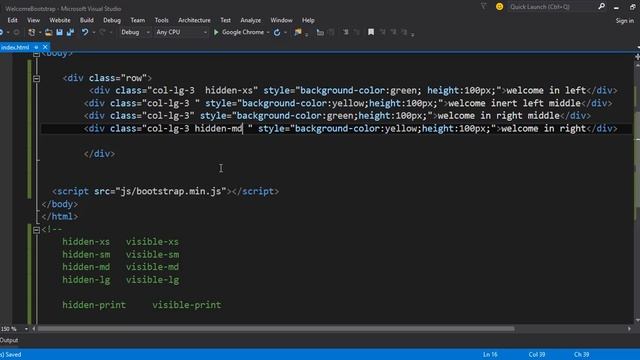 Bootstrap # 7 responsive utility classes смотреть онлайн