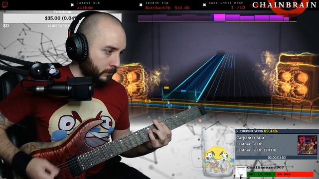 Carpenter Brut - Leather Teeth (Rocksmith CDLC) смотреть онлайн
