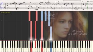 Reality - Richard Sanderson (Ноты и Видеоурок для фортепиано) (piano cover)