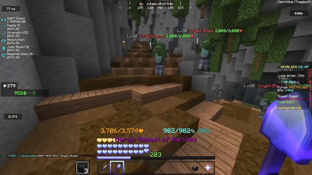 FINALLY Finishing ZOMBIE SLAYER [1] | Hypixel Skyblock смотреть онлайн