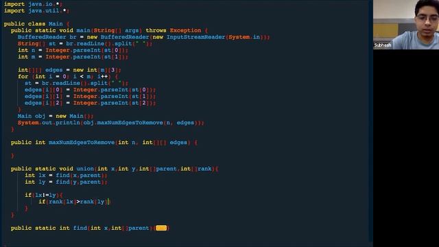 Remove Max Number Of Edges To Keep Graph Fully Traversable || Graph theory смотреть онлайн