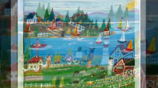 My Paintings . Ilona Fekete BC Canada naive artist смотреть онлайн