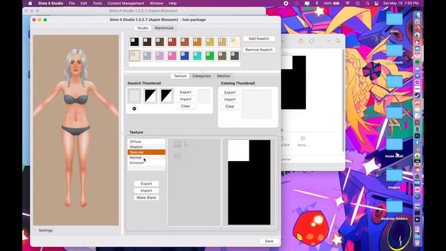 Custom Specular and Normal Map Tutorial for Sims 4 (Photoshop) смотреть онлайн
