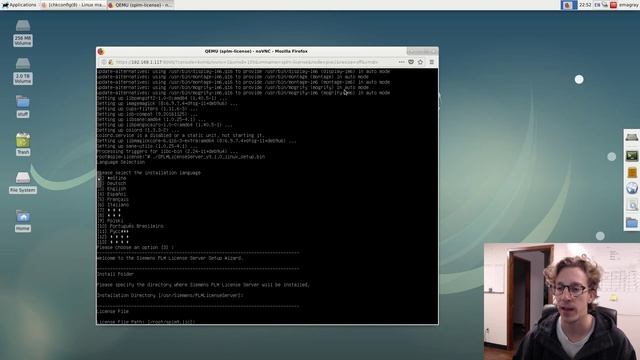 Siemens PLM License Server Install on Debian Linux смотреть онлайн