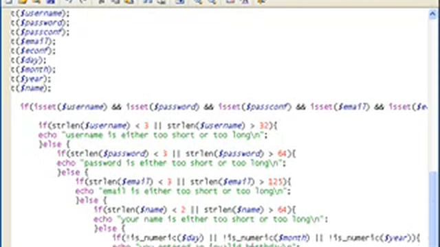 PHP Tutorial // User Registration w/ SQL 2 [Better] смотреть онлайн