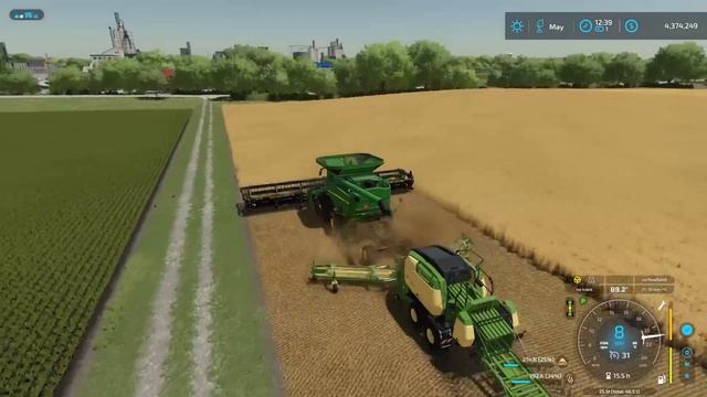 From Field to Feed: Harvesting Sunflowers and Barley for Livestock | Elmcreek | FS 22 | ep #164 смотреть онлайн