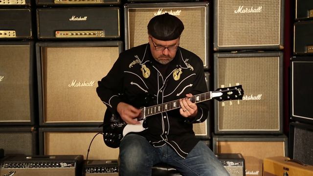 Gibson Custom Shop Brian Ray Signature 1963 Silver Fox SG VOS • SN: BR015 смотреть онлайн