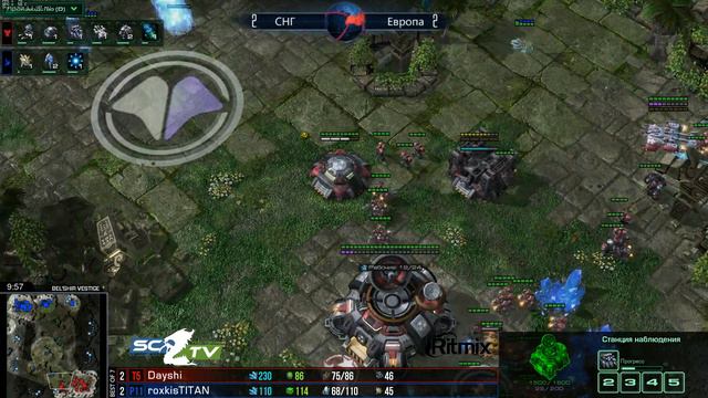 [PvT] Titan vs Dayshi Ritmix RSL gNations - Starcraft 2 Heart of the Swarm смотреть онлайн