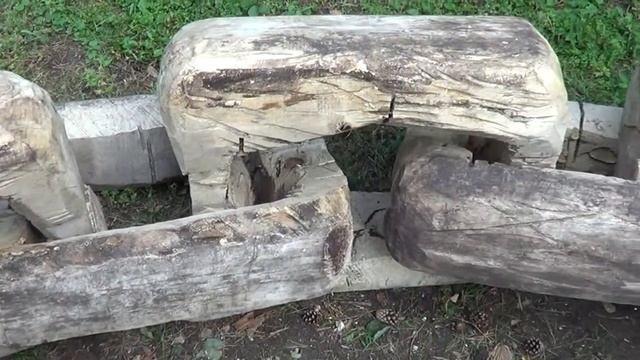 Фигуры и скульптуры в парке - ручная резьба по дереву. Wood carving смотреть онлайн