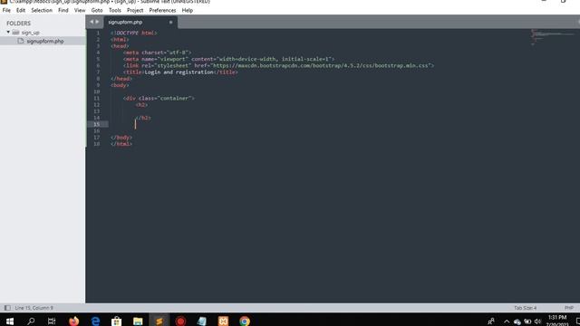 Part 1: Complete Login and Registration form using PHP and MySQL database смотреть онлайн