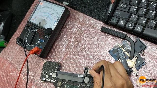 สอนซ่อมโน๊ตบุ๊ค Macbook A1278 820-2936-B เปิดไม่ติด กับการตรวจซ่อมระบบไฟสูง