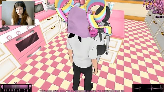Играем за Яндере-куна Яндере Симулятор/Yandere Simulator