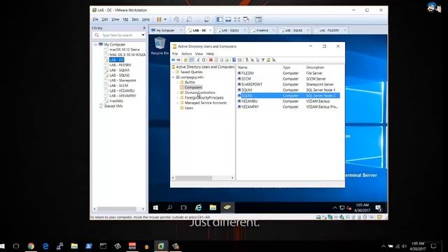 Server 2016 2 Node Cluster Setup in vmware lab смотреть онлайн