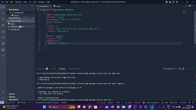 Node.js Tutorial for Beginners - Part 19: Package.json in Node.js Malayalam смотреть онлайн