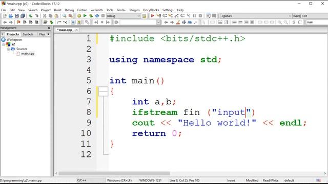 Урок 1. C++ тренировка смотреть онлайн