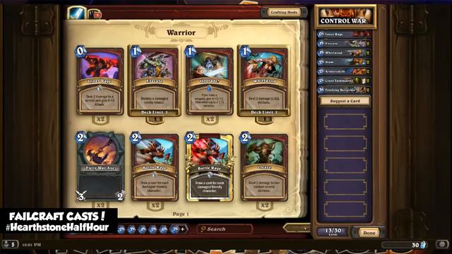 Warrior Control Deck Guide - Hearthstone Half Hour #37 - Know Your Enemy! смотреть онлайн