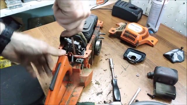 Husqvarna 137. Как испортить пилу клиента. смотреть онлайн