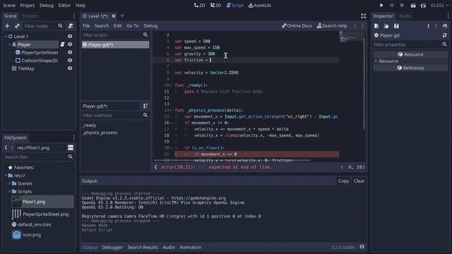 2D PLATFORMER TUTORIAL l1l Autotile, animation, coding the movement смотреть онлайн