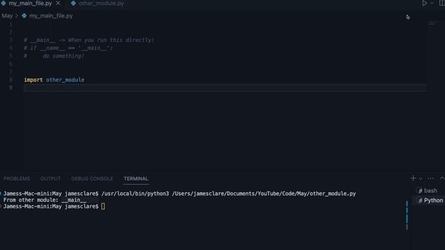 Simple Python | if __name__ == __main__ смотреть онлайн
