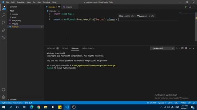 Image to ASCII Art using Python | Python Ascii Magic Module смотреть онлайн