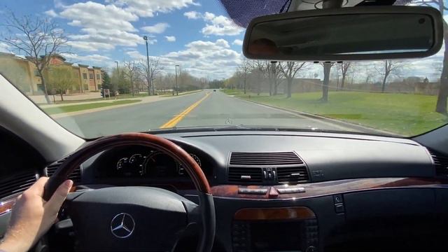 2005 Mercedes-Benz S55 AMG walkaround cold start and short drive смотреть онлайн