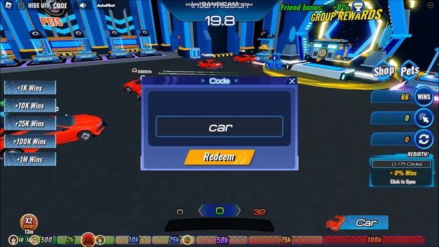 *NEW CODES WORK* Supercar Race Clicker ROBLOX | 23 October 2022 смотреть онлайн