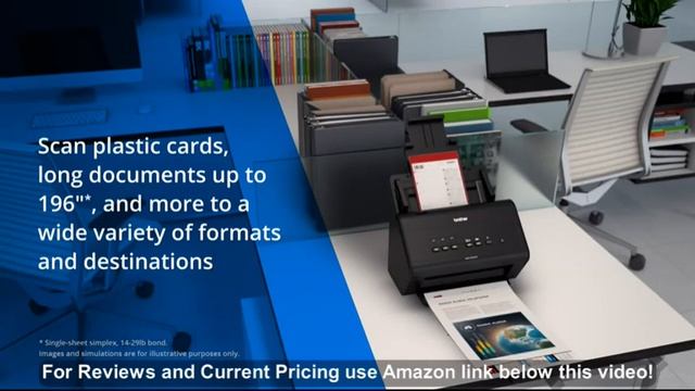 Brother ADS3000N High-Speed Network Document Scanner for Mid to Large Size Workgroups смотреть онлайн
